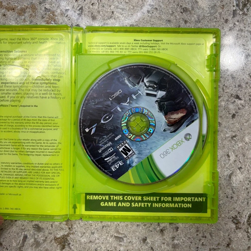 Halo 4 Xbox 360 Video Game NTSC Microsoft Studios Shooter Action‎ Adventure